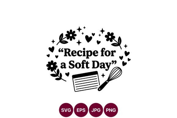 Recipe for a Soft Day Black and White Graphics