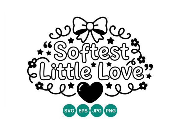 Softest Little Love Vector Art Graphics